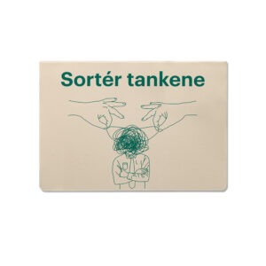 Notatblokker for tankesortering med selvklebende lapper (10 pk)